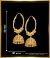 1 Gram Gold Plated Hoop Earrings Jhumka Design Online