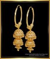 Light Weight Gold Jhumka Bali Design Earrings for Female