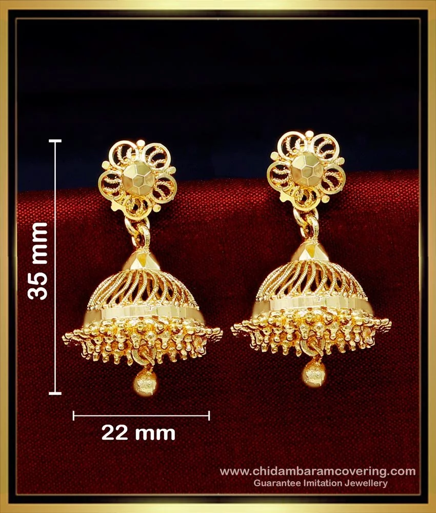 12 Beautiful South Indian Style Earrings You Should Own! • South India  Jewels | Gold earrings models, Bridal gold jewellery designs, Gold jewelry  earrings