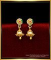 Cute Small Daily Use 1 Gram Gold Jhumka Earrings Online