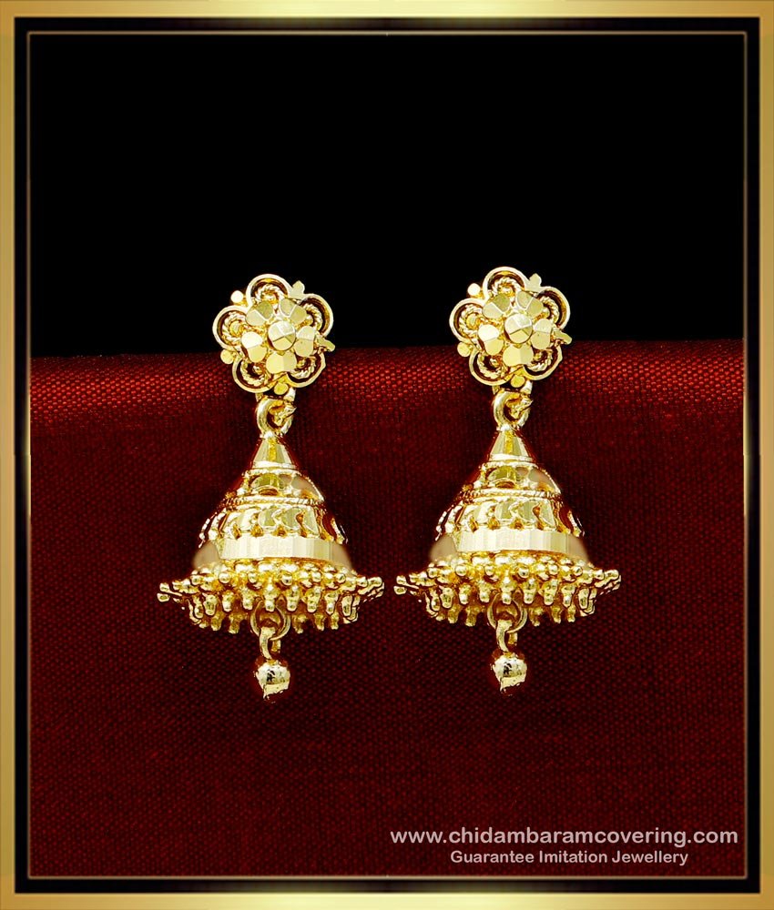 Kerala Simple Gold Jimikki Kammal Designs for Women