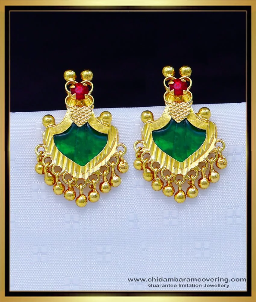 Low Price Gold Small Design Earrings, Kids Earring In Gold Gender: Women's  at Best Price in Jaipur | Valentine Jewellery India Pvt. Ltd.