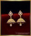 jhumka earrings design, latest jhumka design, latest stone jhumkas, jhumka design