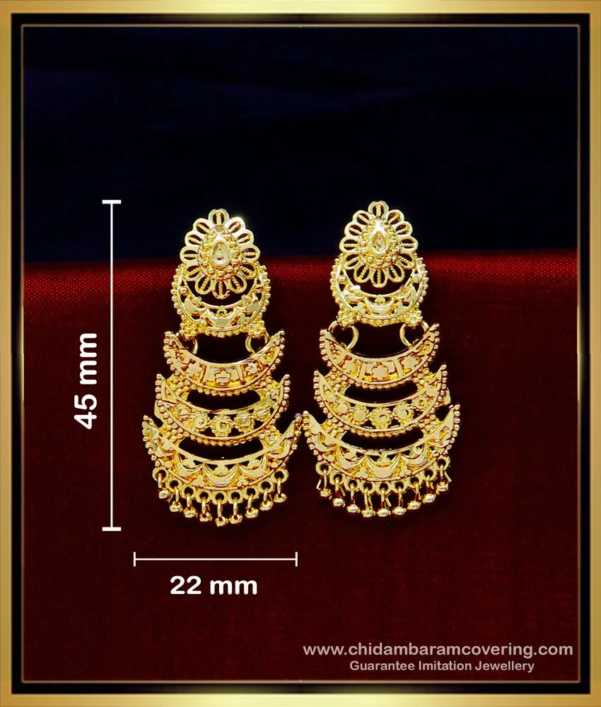 Buy Efulgenz Jewelry Gold Tone Jhuma Earrings Set with Chain Traditional  Wedding Bridal Jhumka Jhumki Dangle Earrings Set for Women,Gold Online at  Best Prices in India - JioMart.