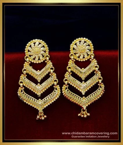 Priyaasi's Party Wear Gold Plated Kundan & Pearl Long Earrings For Girls  And Women: Buy Priyaasi's Party Wear Gold Plated Kundan & Pearl Long  Earrings For Girls And Women Online at Best