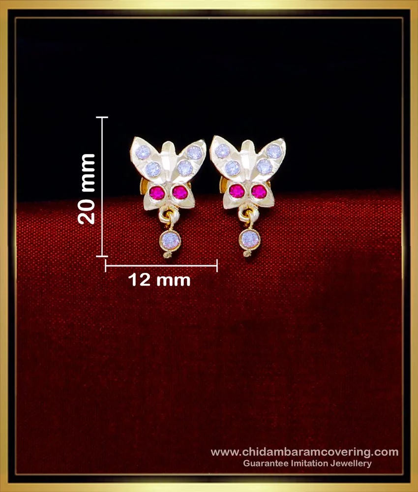 Real Diamonds Daily Wear Diamond Stud Earring, 1 Gram, 18 Kt at Rs  3000/pair in Tiruvannamalai