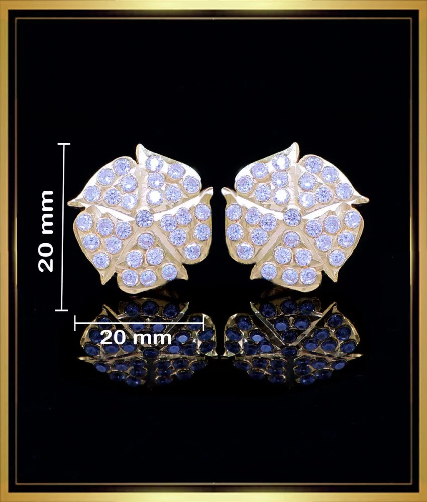 18ct yellow gold diamond earrings – Linneys Jewellery