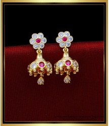 ERG1806 - Cute Small Impon Jhumkas Gold Plated Earrings Online