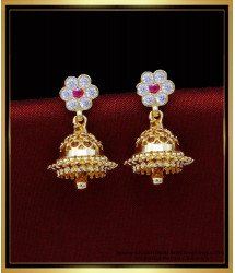 ERG1810 - Gold Design Daily Use Small Traditional Jhumkas Online