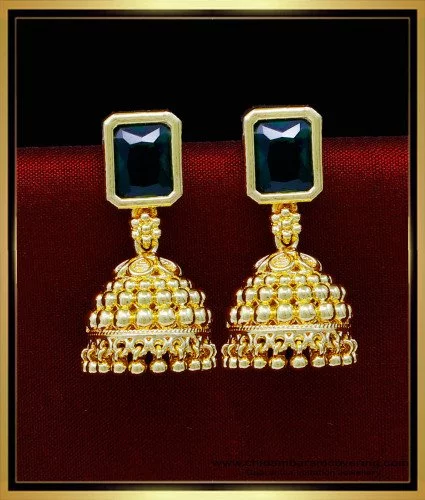 Designer Earrings - Gold Plated Earrings for Girls - Dakota Golden Earrings  by Blingvine