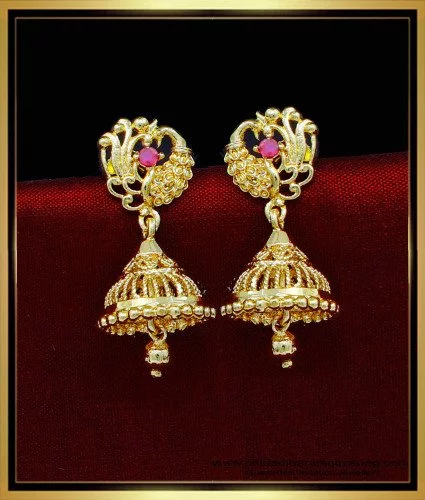 5 Most Beautiful and Simple Gold Earrings Design For Women by PP Jewellers  - Issuu
