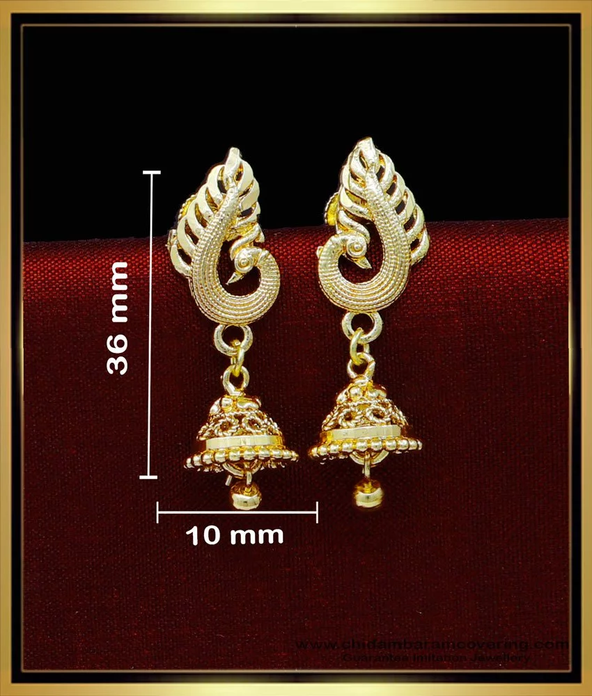 Beautiful Silver Jhumka Earrings Jewellery Accessories for Girls