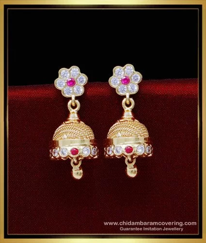 Discover 260+ small jhumka earrings gold