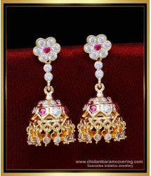 ERG1843 - Bridal Gold Jhumka Design Latest Impon Jewellery Online