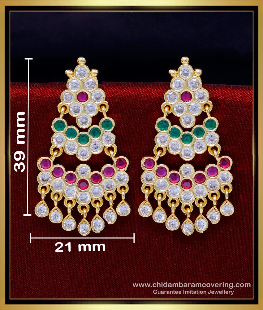stylish daily wear gold earrings, 1 gram earrings design, impon kammal, impon thodu, gold covering thodu, impon earrings, impon earrings online shopping, impon jewellery, impon jewellery with price, impon 5 metal jewellery, earrings gold jhumka