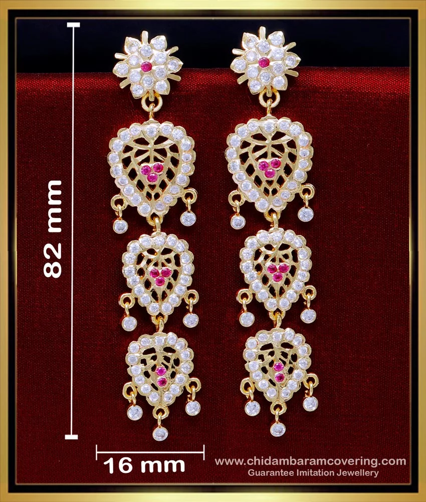 Drop Earrings Brass LCD Long Earring Jewellery Set For Women And Girl  Bijoux at Rs 150/piece in Mumbai