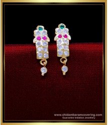 ERG1865 - Daily Wear Cute Small Gold Earrings Designs Impon Jewellery