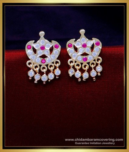ERG1872 - Attractive Impon Stud Earrings Gold Design for Women