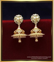 ERG1953 - New Traditional Gold Jhumka Design Buy Online in India