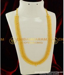 HRM223 - Beautiful Leaf Design Kerala Bridal Wear Haram Micro Plated Haram Online