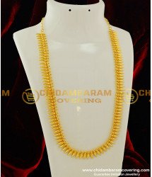 HRM224 - New Gold Pattern Kerala Pichimottu Mala Design Haram for Wedding