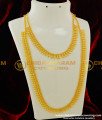 HRM226 - Traditional Light Weight Hand Made Party Wear Plain Haaram And Necklace Combo Set