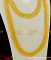 HRM227 - New Leaf Cutting Design Plain Semi Bridal Haram Necklace Combo Set Buy Online