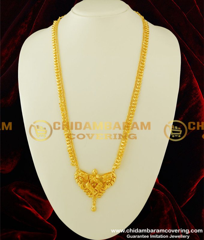 HRM230 - Chidambaram Covering Gold Like Design Gold Plated Haram Buy Online Shopping