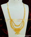 HRM286 - Real Gold Design Layered Bridal Wear 2 Gram Gold Plain Haram with Guarantee 