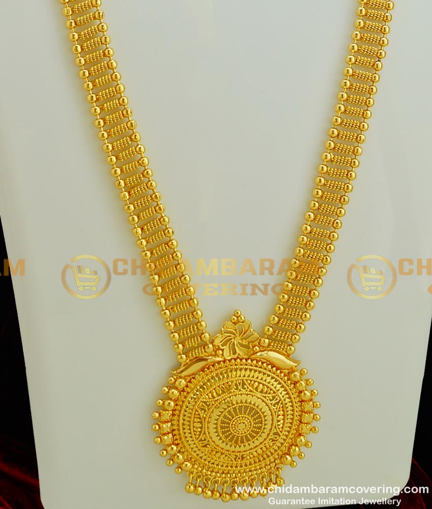 HRM289 - Latest Kerala Model Gold Harm Design Two Gram Gold Plated Jewellery Online