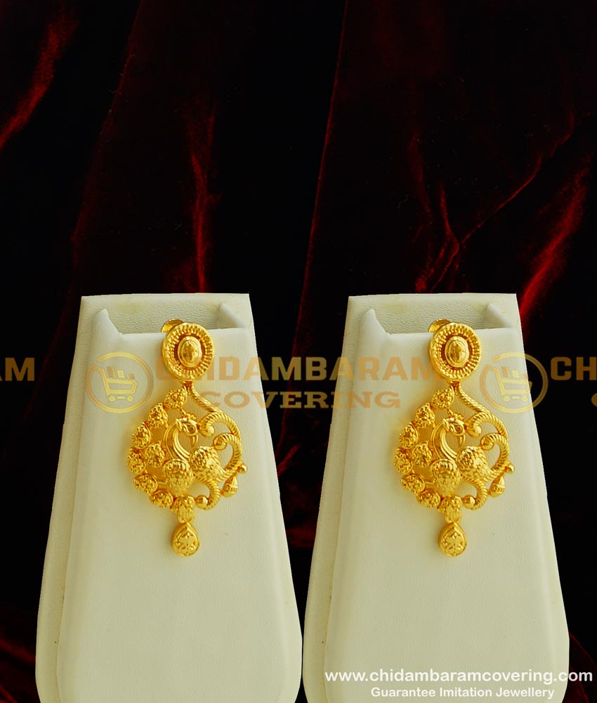 HRM307 - Premium Quality Gold Plated Peacock Design Semi Bridal Jewellery Set Wedding Collection Imitation Jewellery 