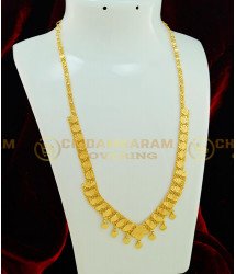 HRM379 - Simple Light Weight One Gram Gold Plated Haram Designs Imitation Jewellery