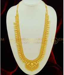 HRM416 - Kerala Gold Haram Design Light Weight Mango Haram Guaranteed Jewellery Buy Online