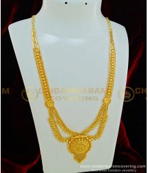 HRM418 - Traditional Two Layer Haram Design Bridal Haram Gold Plated Imitation Jewellery Collections