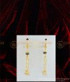 HRM441 - New Fashion 1 Gram Gold Plated Ruby Stone Black Crystal and White Pearl Haram For Female