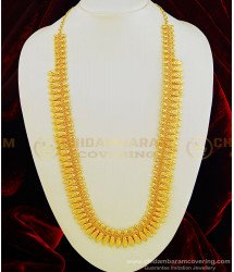 HRM452 - Handmade Light Weight Kerala Style Bridal Haram Design Guarantee Jewellery