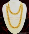 HRM455 - Unique Gold Plated Party Wear Ruby Emerald Stone Original Pearl Haram With Necklace Set Online 
