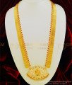 HRM461 - Traditional Ruby Stone Lakshmi Kasu Malai with Impon Lakshmi Pendant Gold Plated Impon Haram 
