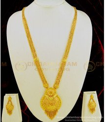 HRM477 - Real Gold Design First Quality Forming Haram with Earring Set Indian Imitation Wedding Jewelry Online