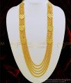 HRM484 - Bridal Wear Gold Design Rani Haaram Shining Long Layered Chain Haram Buy Online