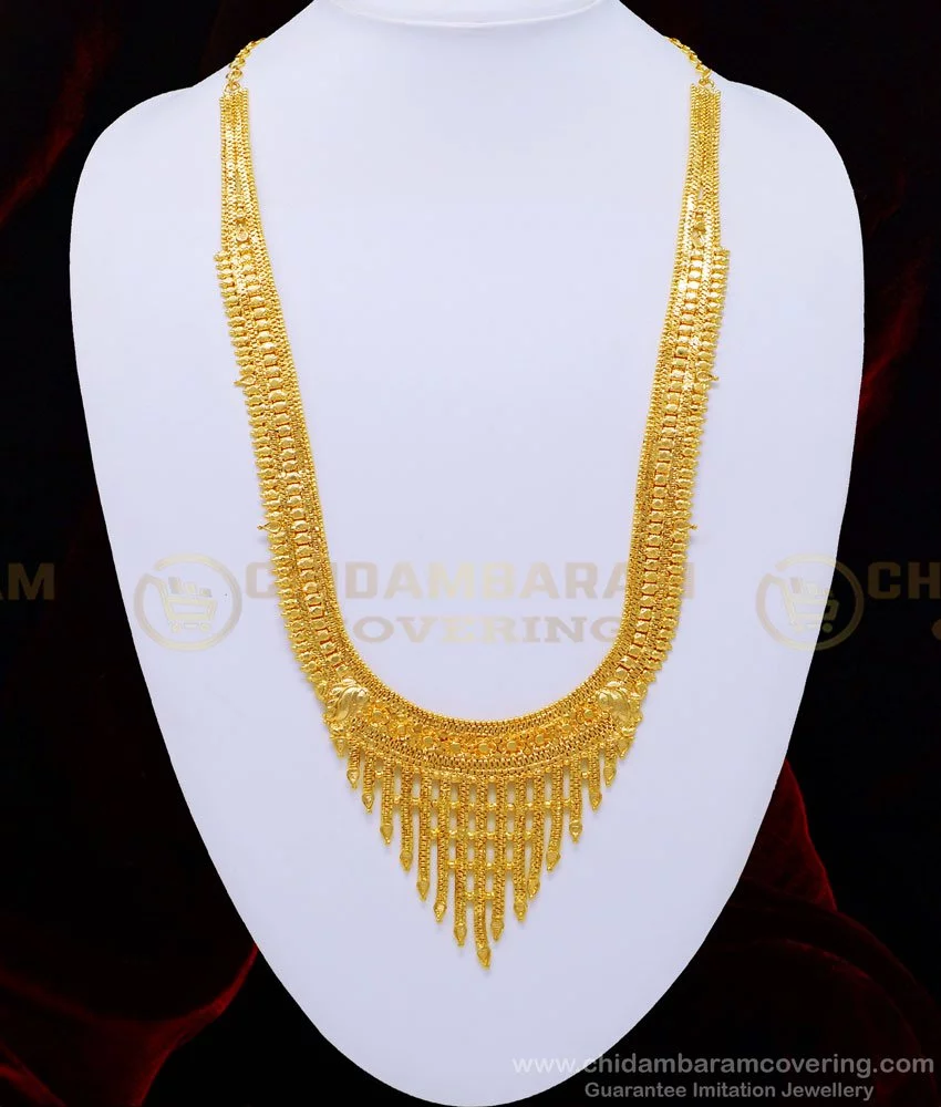 Buy Latest 1 Gram Gold Haram Bridal Long Rani Haar New Design for ...