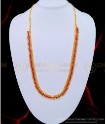HRM554 - Attractive Party Wear Full Ruby Stone Haram Imitation Jewellery Online