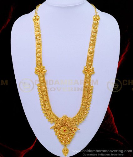 HRM571 - Traditional Haram Design Ruby Stone Covering Haram Buy Online Shopping 