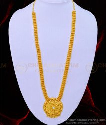 HRM666 - Latest Gold Design Full Net Pattern White Stone Dollar Covering Haram for Wedding