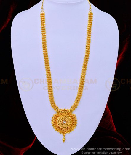 Buy Latest Ruby Stone Heavy Work Temple Jewellery Lakshmi Design Gold ...