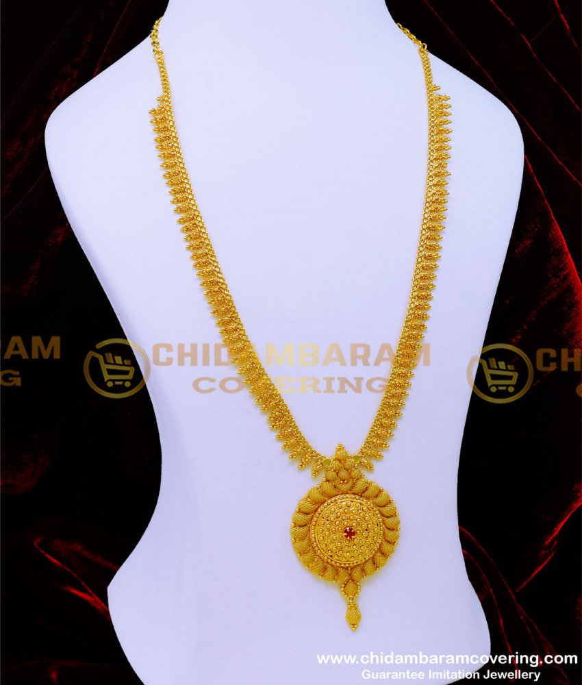 covering haram, one gram gold plated jewellery online, latest gold stone haram designs, long haram design with price, 