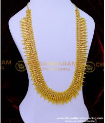 HRM890 - Kerala Wedding Jewellery Light Weight Mullamottu Mala Designs 