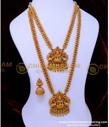 HRM908 - Antique Lakshmi Haram Set Antique Jewellery Online Shopping