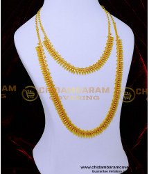 HRM936 - Kerala Haram Design Mullamuttu Mala with Necklace Set