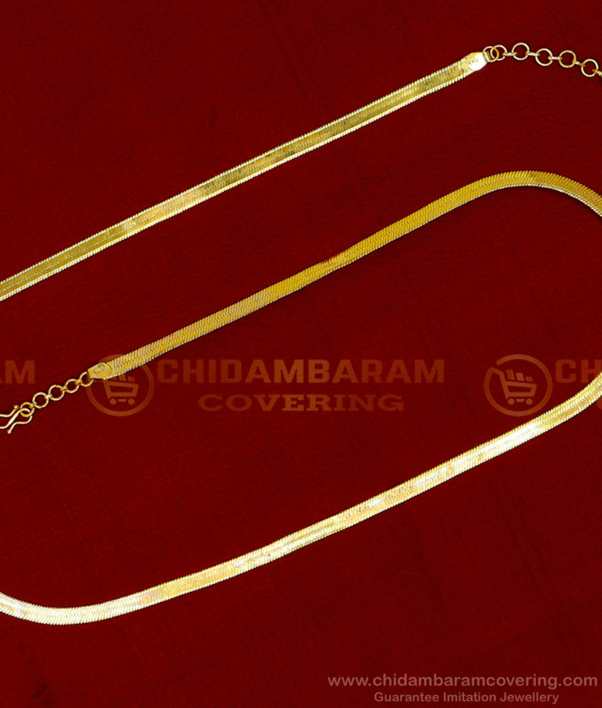 Beautiful Shiny Look Daily Use Gold Plated Waist Chain for Women